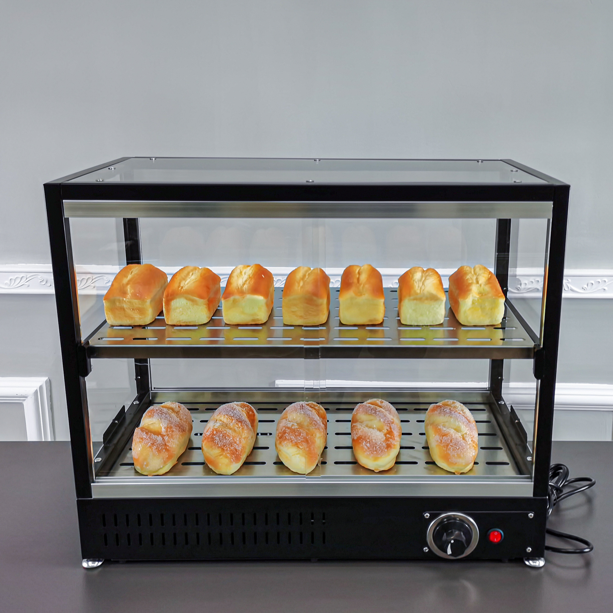 Adjustable Temperature Bakery Oven Pastry Display Rack Pizza Stand 29002 eBay